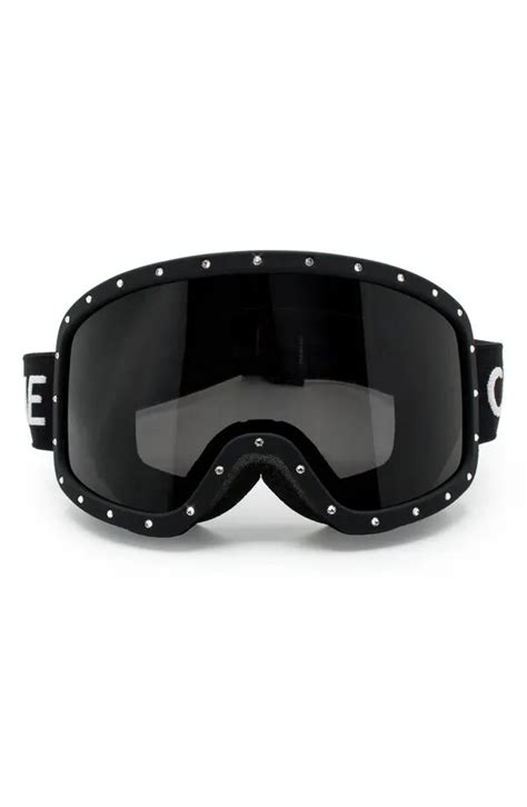 CELINE Ski Mask with Mirrored Lens .